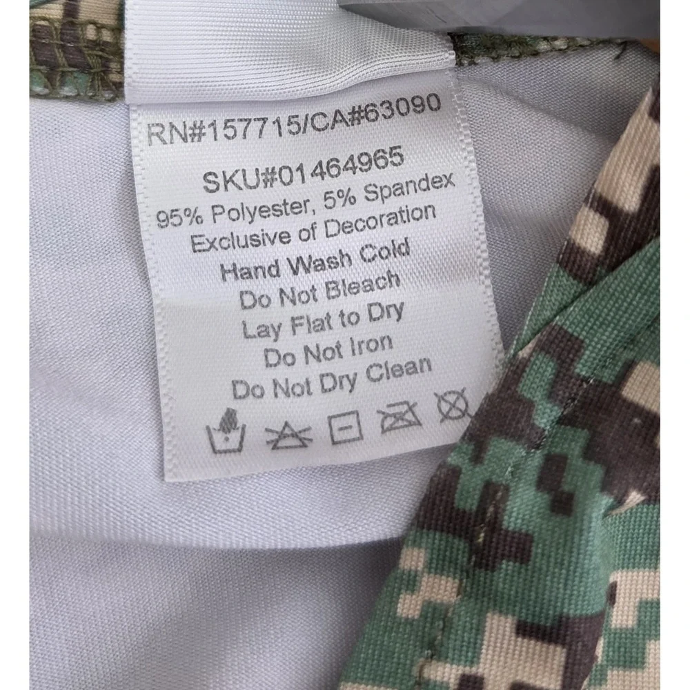 Spirit Halloween Women's Digital Camouflage Military Tactical Costume Size XS - Picture 6 of 9